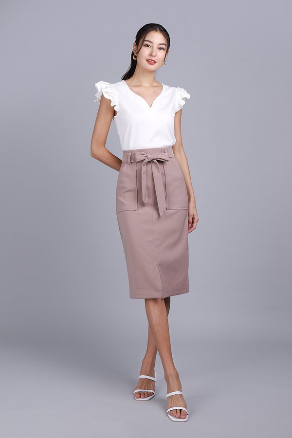 Vera Top In Classic White