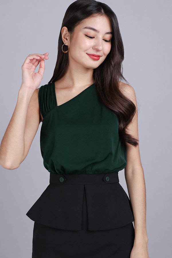 Hana Dress In Forest Black