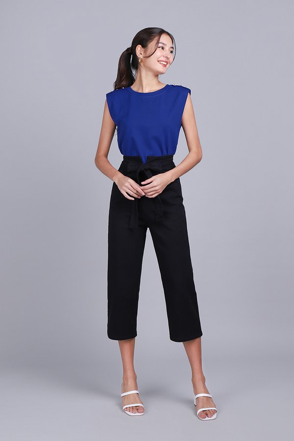 Luca Top In Cobalt Blue