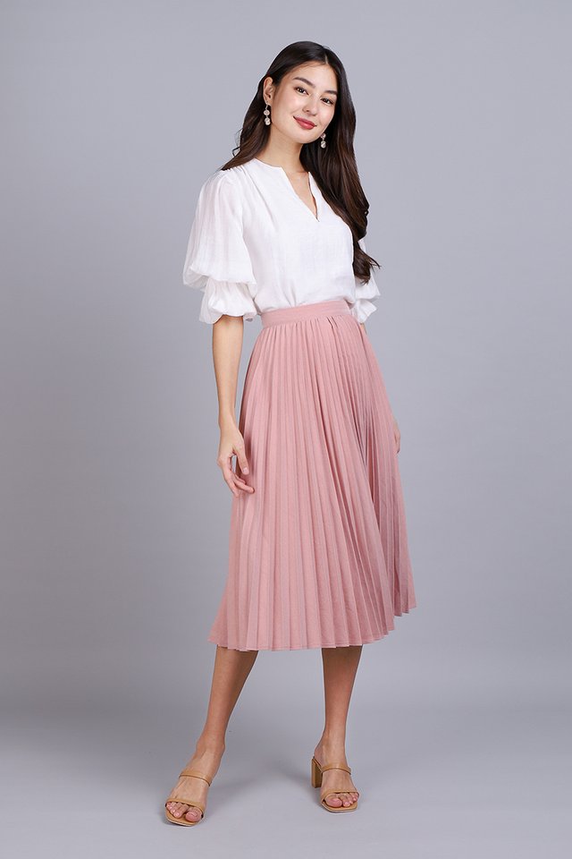 Aimee Skirt In Soft Pink