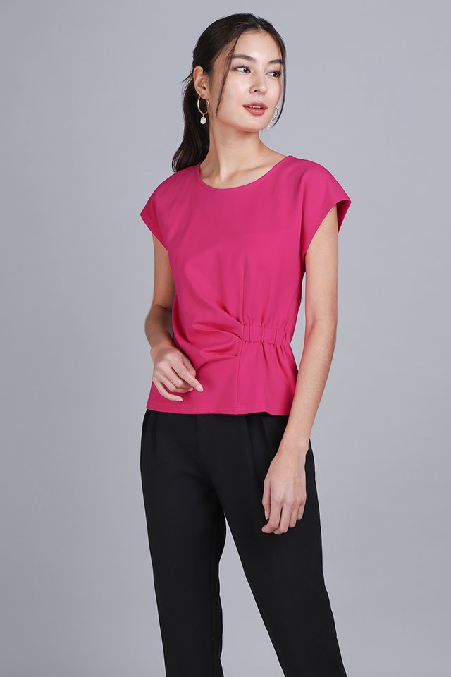 Holly Top In Hot Pink