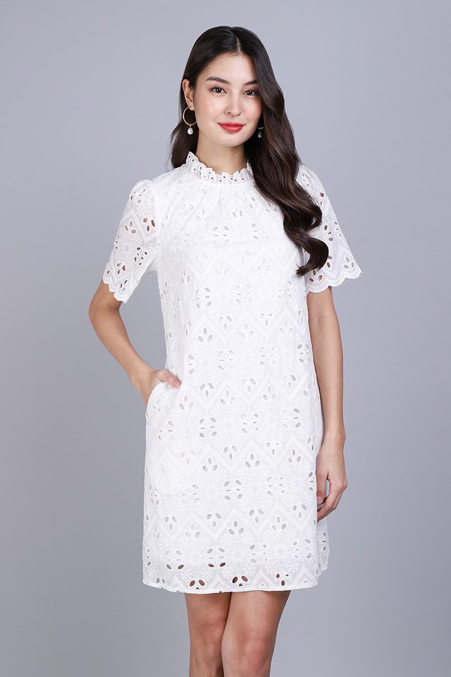 Victoria Dress In Classic White